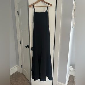 Lulu’s Black Dress Long Size M NWOT